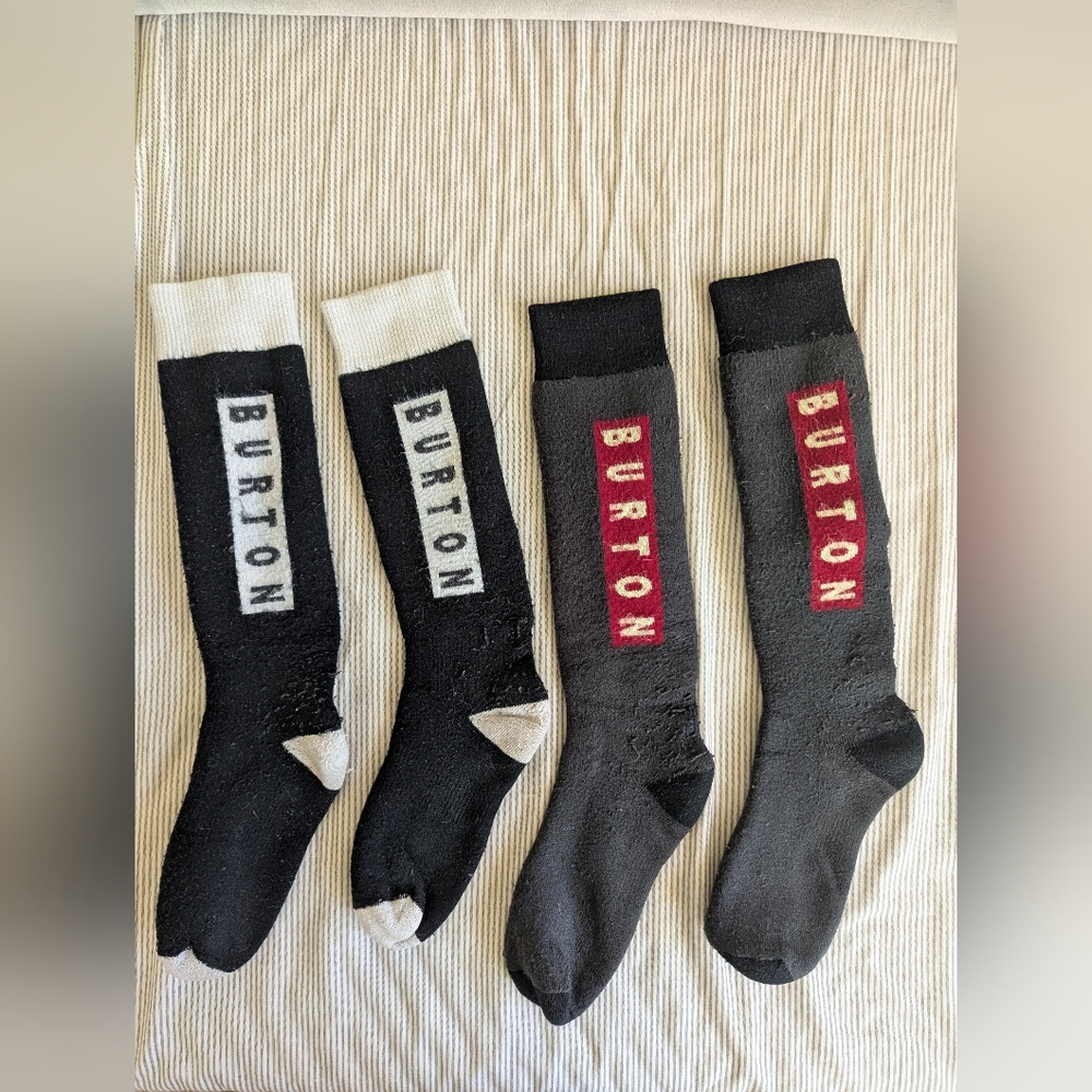 Burton Men's Snowboarding Socks - 2 pairs